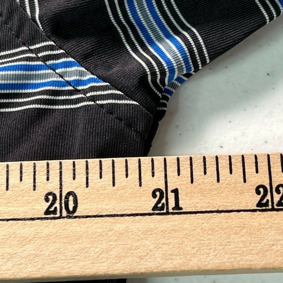 Lone Cypress Pebble Beach Golf Polo Shirt Mens Medium Blue Striped Short… - Picture 5 of 6